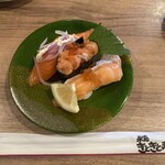 氷見きときと寿し - サーモン三種