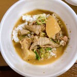 鳥ぎん - もつ煮 ごはん