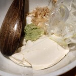 蕎亭 福笑 - 汲み上げ豆腐