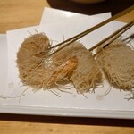 蕎亭 福笑 - 3種の揚げ物