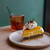 エヌエー カフェ - 料理写真:かぼちゃのブリュレタルト（960円） アイスティー（700円）