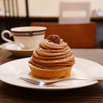 NAGICOFFEE - モンブラン（710円） セットドリンク NAGIブレンド（550円）