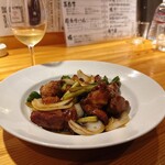 ワサビ - 桃豚の超黒酢炒め