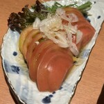 日本海莊YA 高山站前店 - 冷やし葱塩トマト