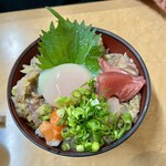 丼 万次郎 - なめ玉丼