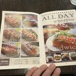 cafe lily - メニュー表