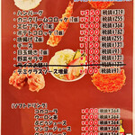 ぶどう亭 - トッピングメニュー