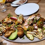 ビストロ ドゥーブルオーンズ - 地鶏モモ肉のポワレ