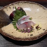 冨久屋 - 【お造り】ソウダガツオとシマアジ