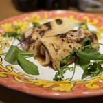 ピッツェリア トラットリア ダ オカピート - 燻製ソーセージ入り