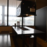 浜焼き 浜風 - 【ブレイク】あいにくの空模様ですが、天候が良ければ立山連峰も見渡るようです。