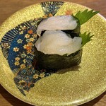 氷見 きときと寿し 富山駅店 - 【本日の寿司①】白エビの軍艦