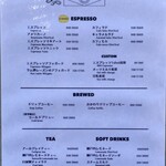 PARK STAND TOKYO - ドリンクメニュー