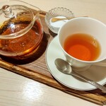 京はやしや そごう大宮店 - ✨セットのお茶は和紅茶　とてもいい香りでした