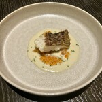 Iron Bay - 鮮魚の串焼き　シーフードチャウダーソース