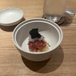 京都肉割烹 みや田 - サーロインと沢庵の小丼