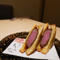 銀座 ちかみつ 六丁目 - ヒレ肉のブリオッシュカツサンド