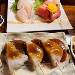 居酒屋 都賀 - 味噌おでんと刺し盛り