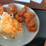 一六うどん - 唐揚げ