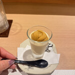 Morita雲丹五郎 大阪本店 - 雲丹プリン。