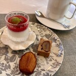 サンセリテ - ◉ プチフール3種とアメリカンコーヒー