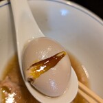 らぁ麺や 嶋 - タマゴトロトロでした。