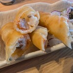 廻し鮨 新鮮や - 寿司屋の春巻き