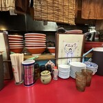 アサヒ軒 - カウンター席