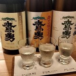 酒房 比良 - 飲み比べ