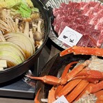 すき焼き ズワイガニ・タラバガニ食べ放題 和牛とカニ 三条河原町店 - 