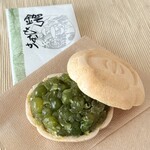 中田屋 - 鍔もなか　うぐいす　216円