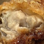 とんかつ 末吉 - トロトロの牡蠣、旨味爆発