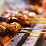 焼鳥どん - 料理写真:調理シーン(焼き鳥)