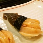 帆掛鮨 - 生ホッキ貝（2014年11月）