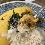 おむらはうす - 前回食べた納豆オムライス