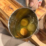 めしや 鼓動 - 選んだ卵