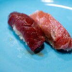 うを徳 - 2025.11 大間産本鮪（赤身と大とろ）