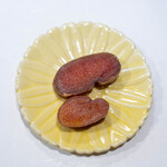 うを徳 - 2025.11 大阪湾産ボラ子カラスミ（手前）と和歌山産ボラ子カラスミ（奥）