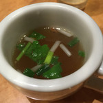 イムイェム - サービスで出していただいたスープ。とても美味。