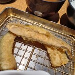 博多天ぷら たかお - 茄子と南瓜。。