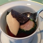 オテル・ド・ヨシノ - キジの胸肉や黒トリュフがいい味を出しています