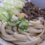 手打ち 山もとうどん - 肉うどん大盛り