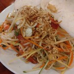 Xin Chao seafood restaurant - パパイヤサラダ