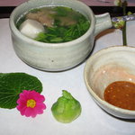 悠遊亭 - イベリコ豚と京野菜の葛煮