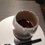 エクアトゥール - ★9アミューズ　フォアグラフランとトリュフソース