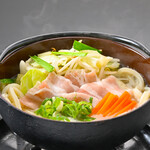 田舎茶屋 わたや - ちゃんこ鍋焼きうどん