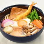 田舎茶屋 わたや - わたや鍋焼きうどん