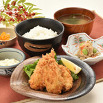 田舎茶屋 わたや - 【新】牡蠣フライ定食(みそ汁付き)