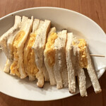 人間関係 cafe de copain - ホットサンド 厚焼きたまごとツナ