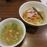 麺屋 じもと - ・「牛骨つけめん(\800)」2014年5月ver